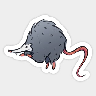 Floaty Opossum Sticker